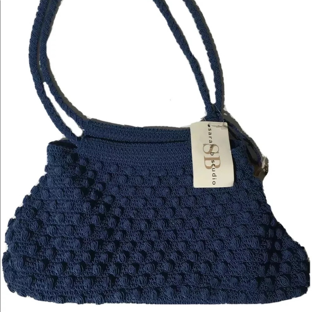 Blue Beach Purse, Shoulder Carry